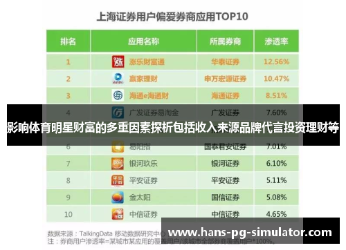 影响体育明星财富的多重因素探析包括收入来源品牌代言投资理财等